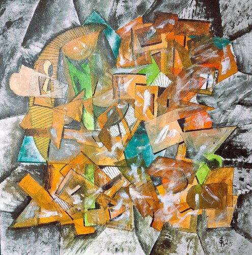 Hommage an Pablo Picasso von Bernd Stephanny, Malerei kaufen auf Singulart