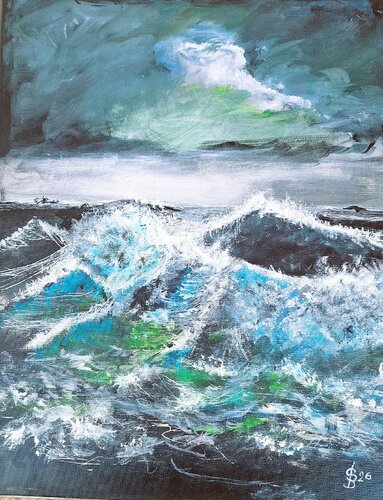 welle von Bernd Stephanny, Malerei kaufen auf Singulart
