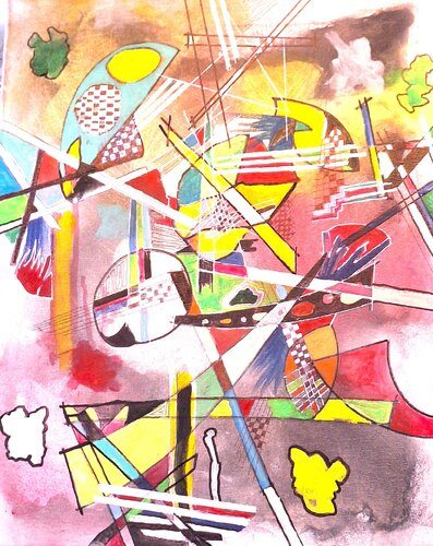 Kandinsky II par Bernd Stephanny, Peinture en vente sur Singulart