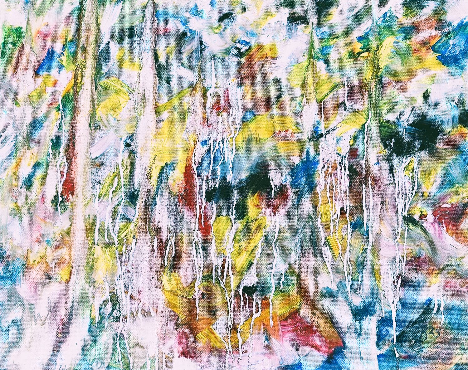 Farbgestöber Bernd Stephanny