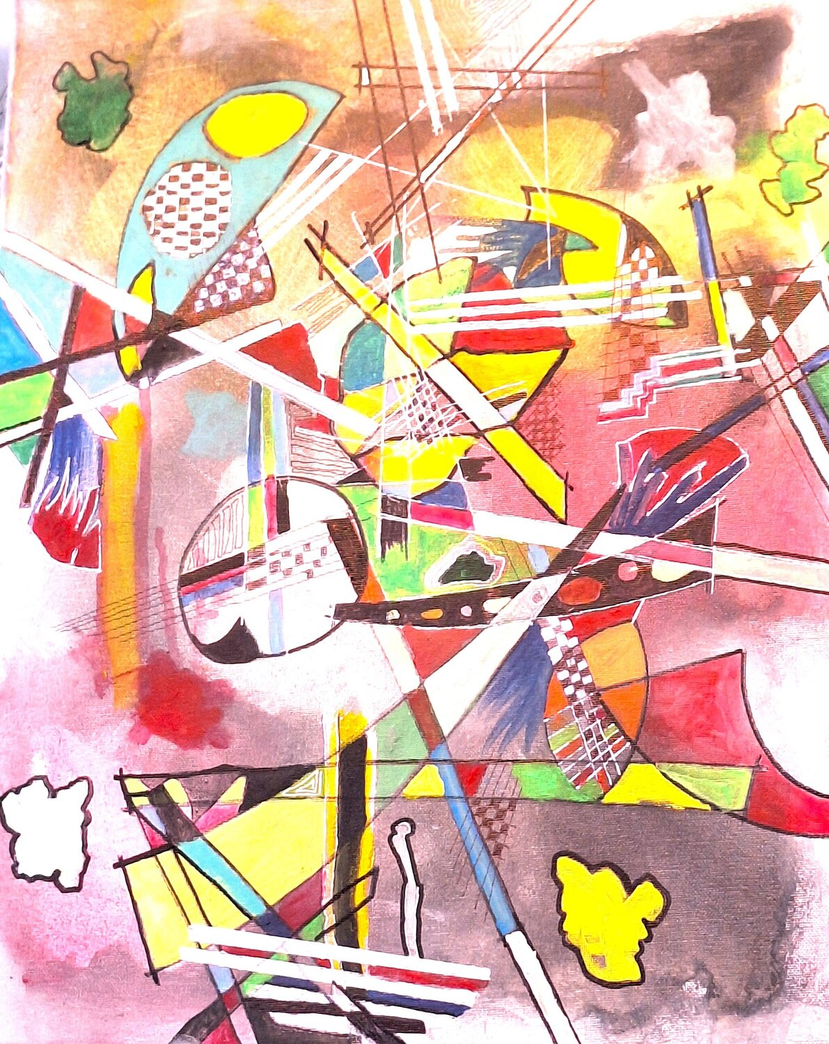 Kandinsky II Bernd Stephanny Dipinto originale in vendita