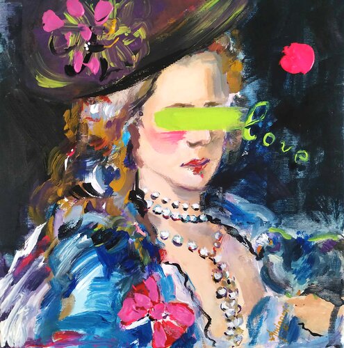 Miss L. van Antigoni Tziora, Schilderij te koop op Singulart