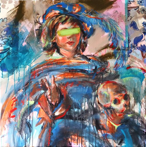 Blind to the Truth van Antigoni Tziora, Schilderij te koop op Singulart