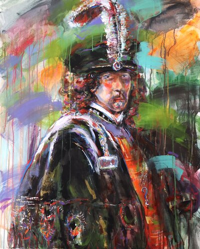 Rembrandt by Antigoni Tziora, 회화 for Sale on Singulart