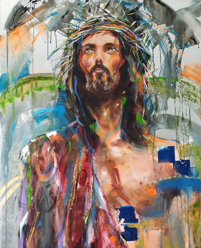 Jesus par Antigoni Tziora, Peinture en vente sur Singulart