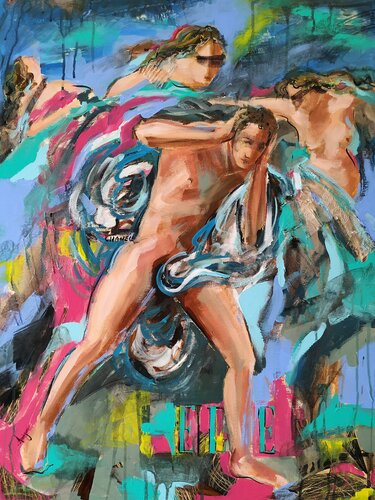 Orestes Pursued by the Furies by Antigoni Tziora, Painting for Sale on Singulart