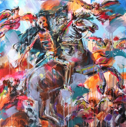 Vibrant Unknown by Antigoni Tziora, Painting for Sale on Singulart