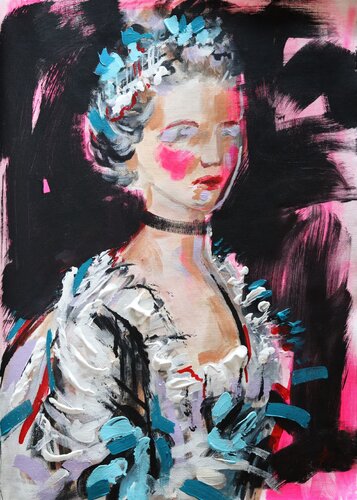Lady B. van Antigoni Tziora, Schilderij te koop op Singulart