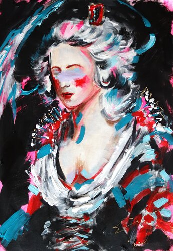 Lady A. van Antigoni Tziora, Schilderij te koop op Singulart