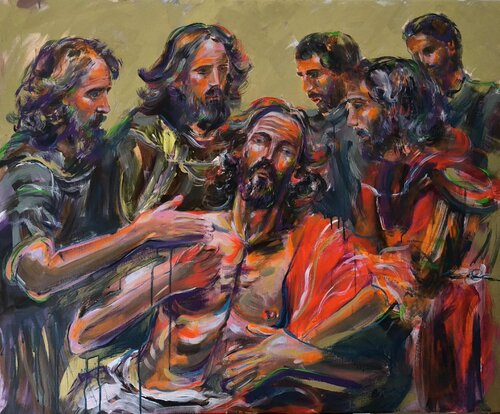 The Red Shroud by Antigoni Tziora, 絵画 for Sale on Singulart