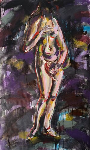 She Without a Face by Antigoni Tziora, Painting for Sale on Singulart