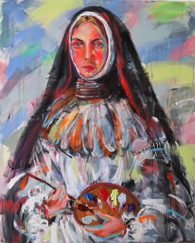 The Painter’s Vow van Antigoni Tziora, Schilderij te koop op Singulart