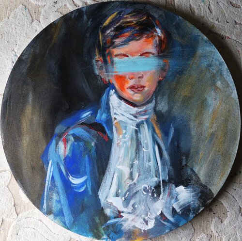 Blue Boy II by Antigoni Tziora, Painting for Sale on Singulart