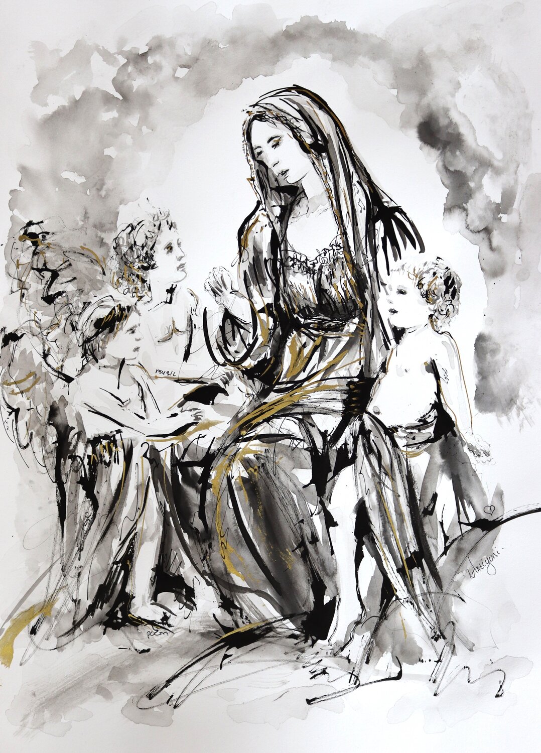 Madonna and Child Antigoni Tziora