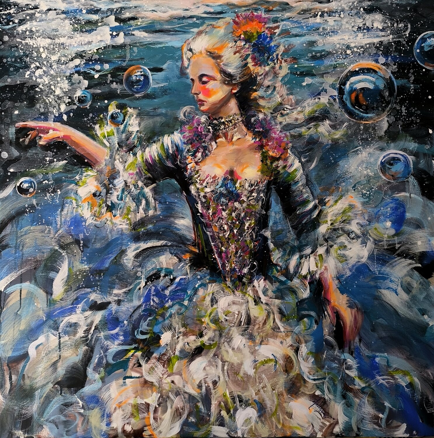 Where the Water Leads Antigoni Tziora Pintura original en venta
