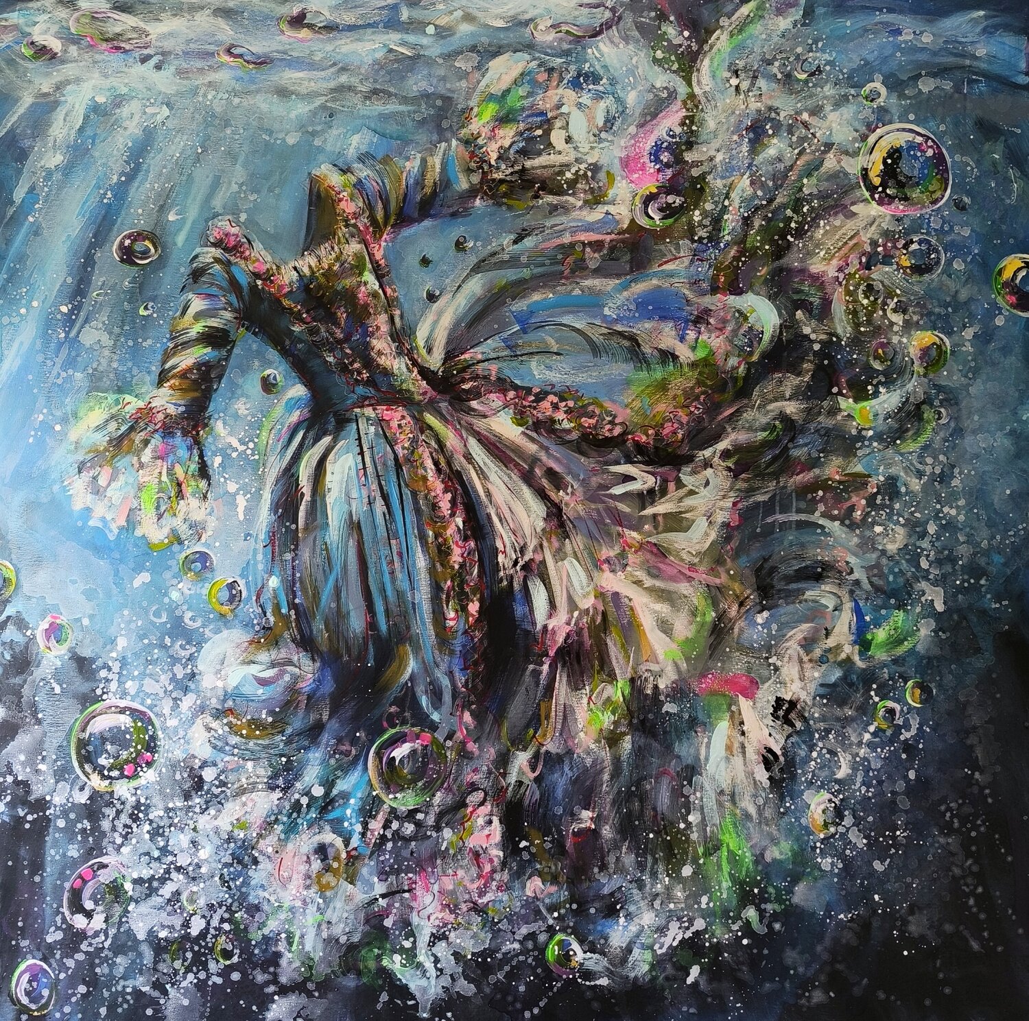 Anima Liquida Antigoni Tziora Peinture originale à vendre