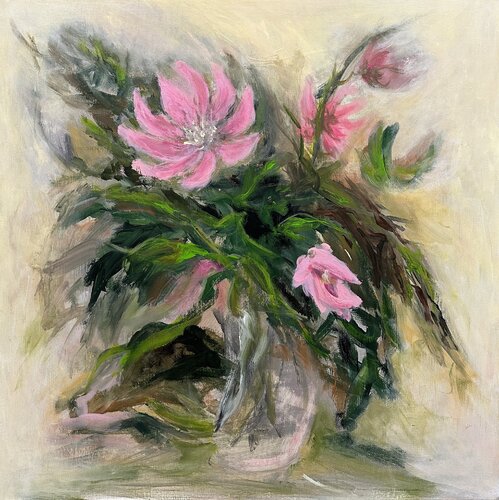 Spring Primroses van Iryna Bondar, Schilderij te koop op Singulart