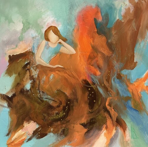 What Matters Most is Calm van Iryna Bondar, Schilderij te koop op Singulart