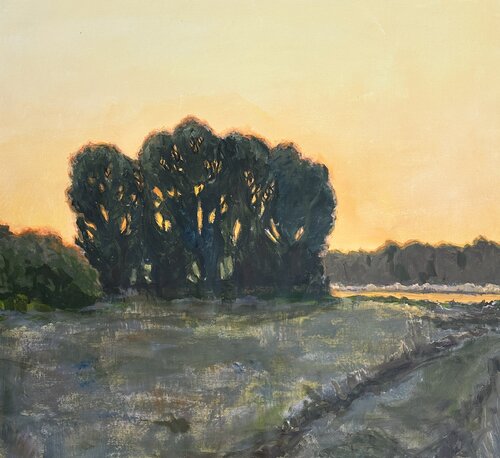 To the river di Iryna Bondar, Pittura in vendita su Singulart