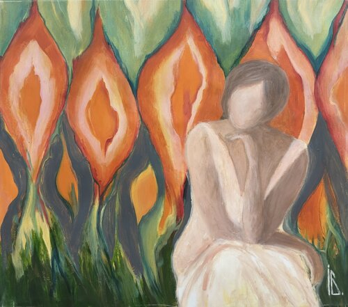 Memories. The Old Carpet by Iryna Bondar, Painting for Sale on Singulart