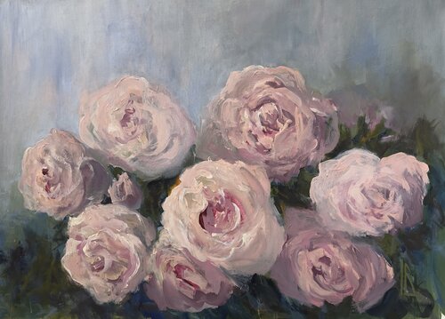Roses from the Mist von Iryna Bondar, Malerei kaufen auf Singulart