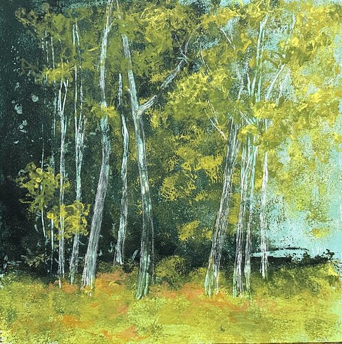 Autumn Light di Iryna Bondar, Pittura in vendita su Singulart