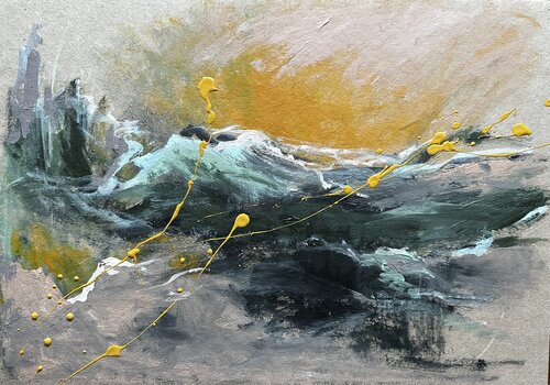 Going Beyond the Edge di Iryna Bondar, Pittura in vendita su Singulart