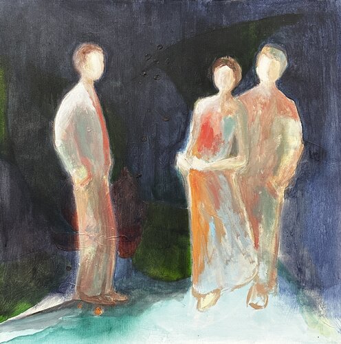 Are You in a Relationship? by Iryna Bondar, Painting for Sale on Singulart