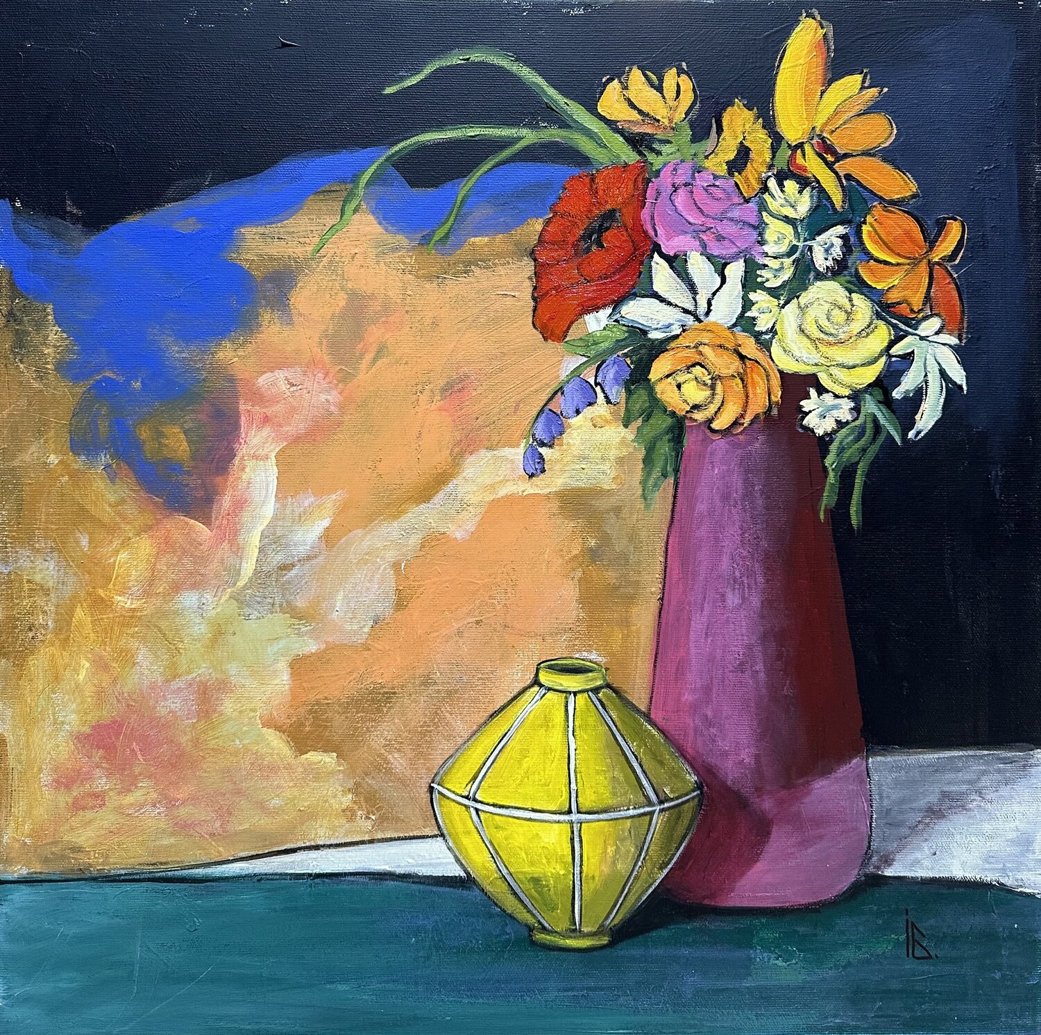 Flower still life Evening Magic Iryna Bondar