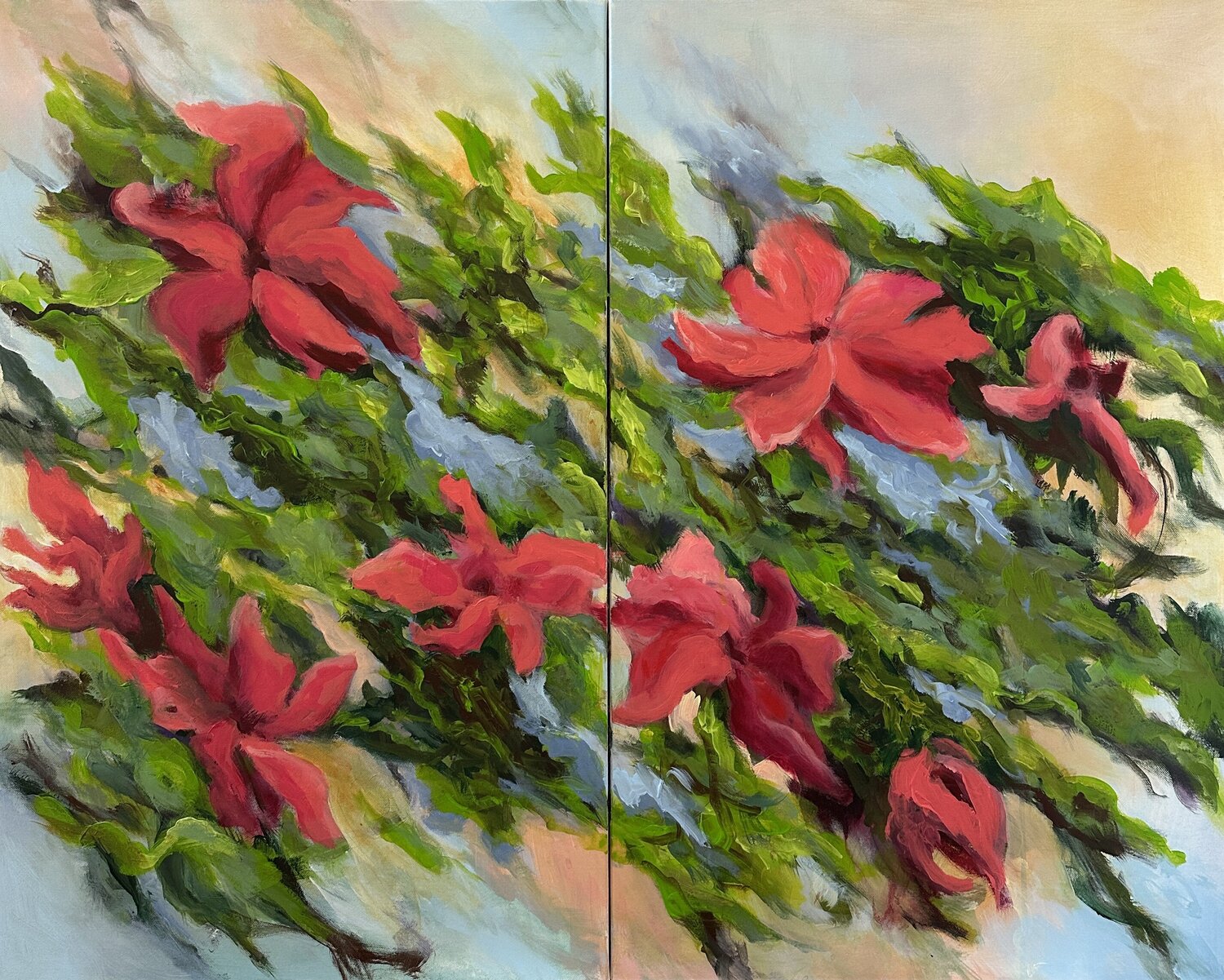 Diptych Petunia Iryna Bondar