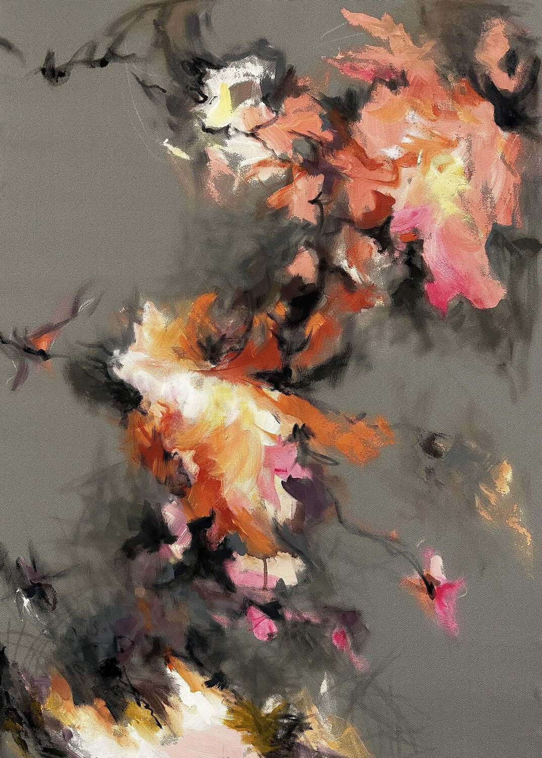 Diptych Twilight Bloom, panel 2 Iryna Bondar