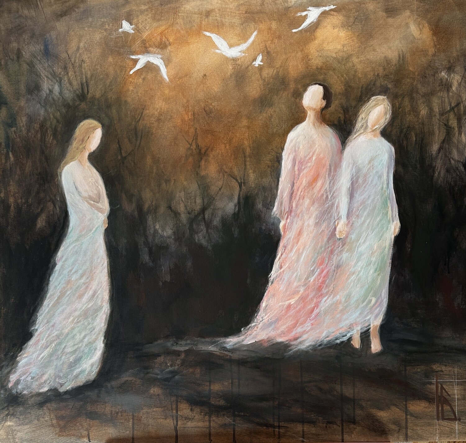 Different, Yet Kin II Iryna Bondar Peinture originale à vendre