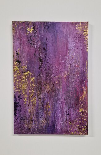 Purple love par Jennifer Diekmann, Peinture en vente sur Singulart