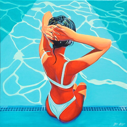 Tes yeux bleu marine... von Joe AME, Malerei kaufen auf Singulart