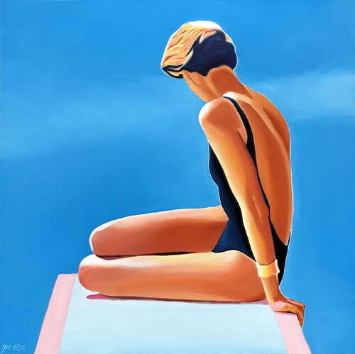 En dessous, la beauté pure... van Joe AME, Schilderij te koop op Singulart