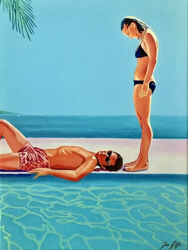 Romy et Alain... by Joe AME, Print for Sale on Singulart