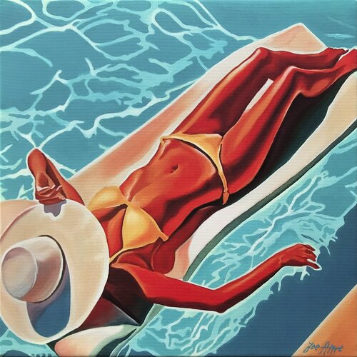 swimmin' pool... by Joe AME, Print for Sale on Singulart