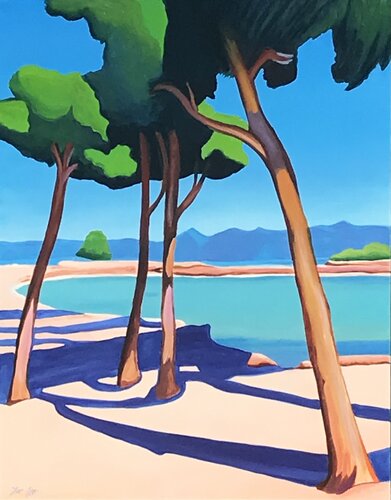 Laying in the sun... de Joe AME, Pintura a la venta en Singulart