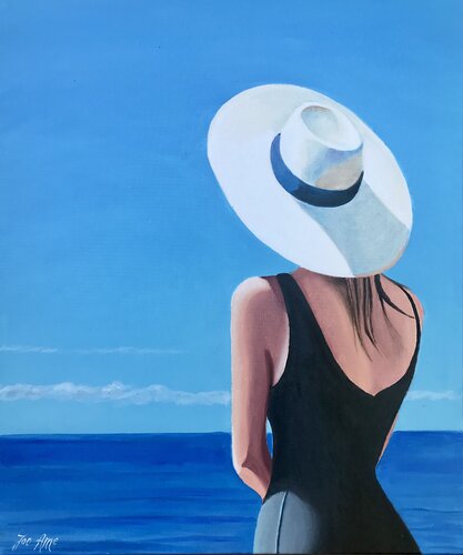 Regarder vers l'autre rive... van Joe AME, Schilderij te koop op Singulart