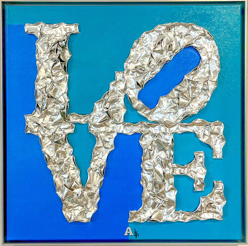 Silver LOVE di Annabel Perrigueur, Altri media in vendita su Singulart