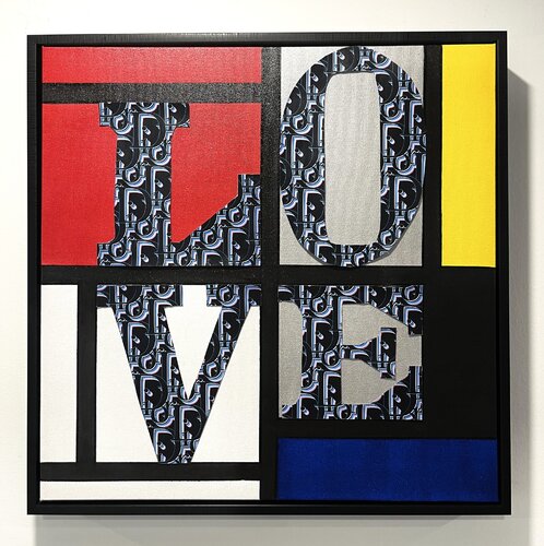 LOVE in DIOR van Annabel Perrigueur, Schilderij te koop op Singulart