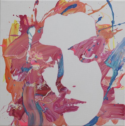 Face 2 van Natalija Usakova, Schilderij te koop op Singulart