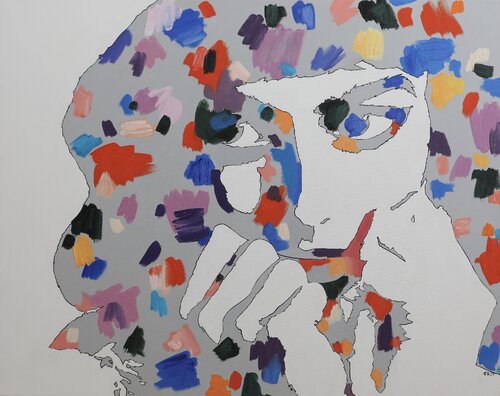 Versteckspiel van Natalija Usakova, Schilderij te koop op Singulart