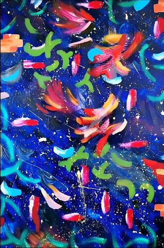 UNIVERS van Diane Van Thienen, Schilderij te koop op Singulart