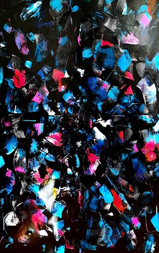 GALAXIE van Diane Van Thienen, Schilderij te koop op Singulart