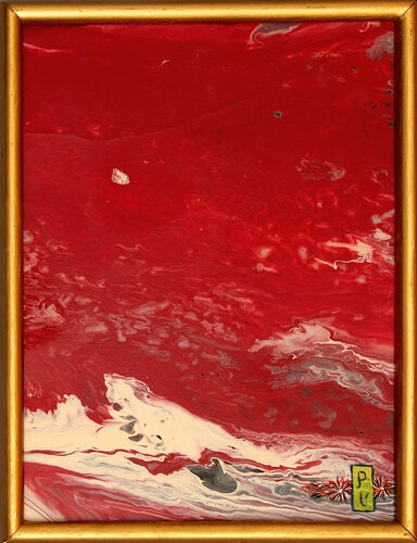 Eclats de rouge et murmures de lumière von pascal niewiadomski, Malerei kaufen auf Singulart