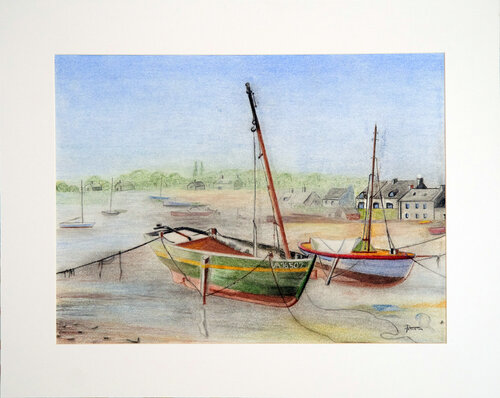 Sérénité maritime von pascal niewiadomski, Werk auf Papier kaufen auf Singulart