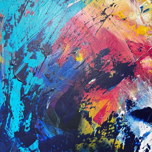 Color Explosion von Janine Raeker, Malerei kaufen auf Singulart