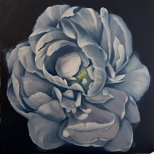 Blue Peony van Karina Kopteva, Schilderij te koop op Singulart