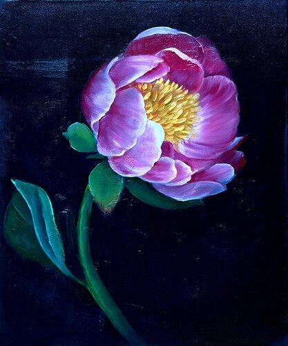 Graceful Bloom von Karina Kopteva, Malerei kaufen auf Singulart